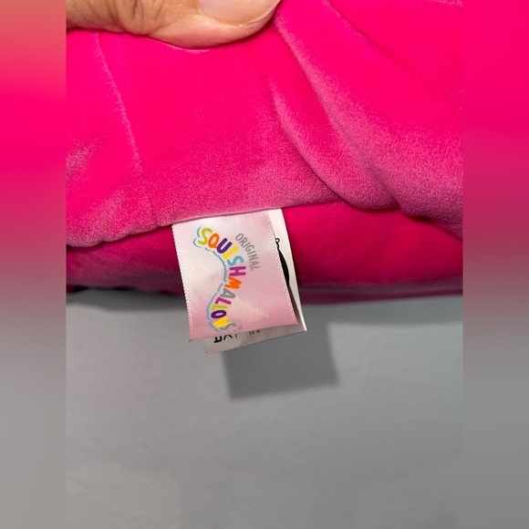 Wakisha The Pink Devil Squishmallow Halloween Trick Or Treat Pail Large EUC Soft - Picture 7 of 11